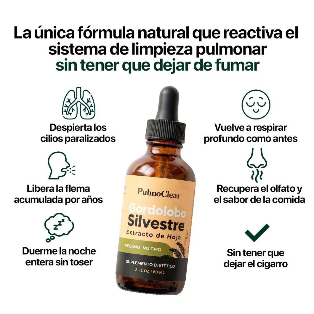 Aire Claro | Activador Mucociliar™ en gotas para fumadores y exfumadores