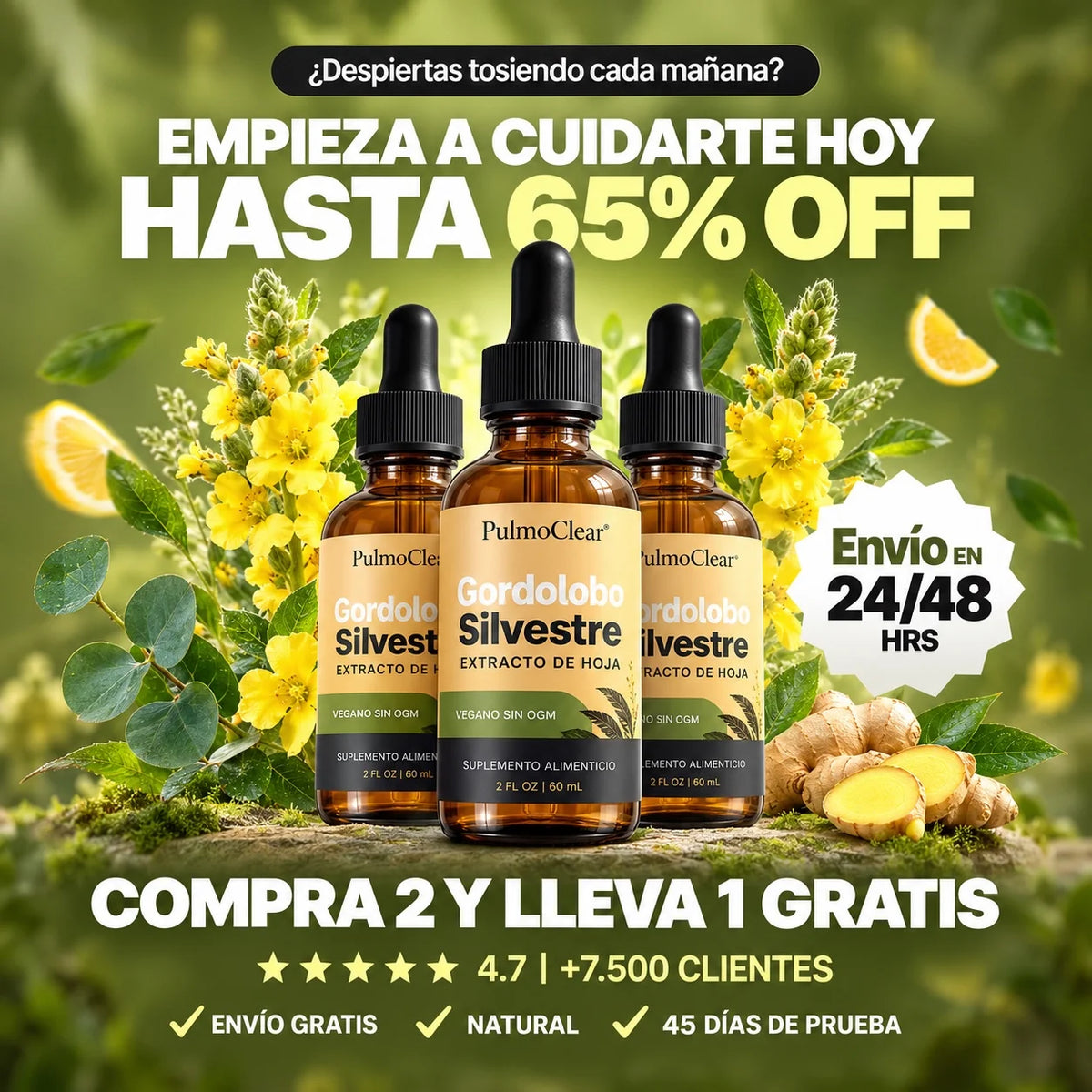 Aire Claro | Activador Mucociliar™ en gotas para fumadores y exfumadores