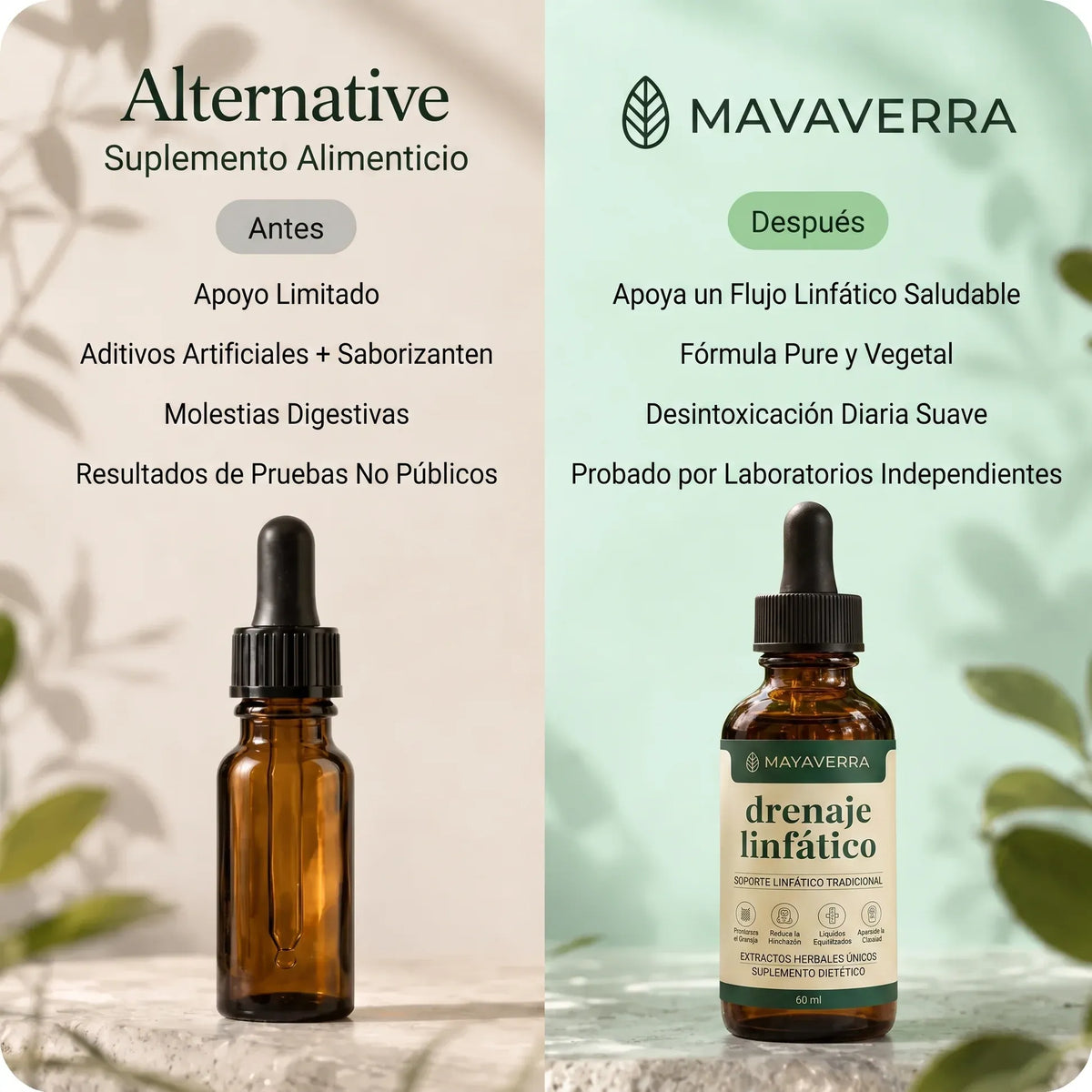 Drenaje Linfático Mayaverra - Gotas Naturales (59 ML)